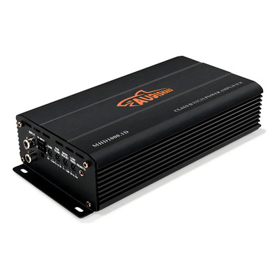 Amplificador De Audio Para Auto Clase D Monoblock 1 Canal 2000w Audishako Mhd1000.1d Para Subwoofer Para Bajos | Meses sin interés