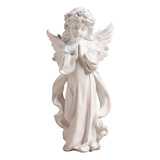 Figura De Ángel Pray Angel Statue Gypsum Artware Home Dsv