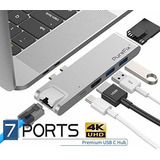 Adaptador Multipuerto Usb C 7-en-1 Hub Para Macbook Pro 2019