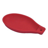 Descanso Para Colher Em Silicone Kenya Vermelho