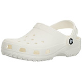 Crocs Unisex Clásico Zueco , Blanco , 15 Hombres Ee.uu. . E