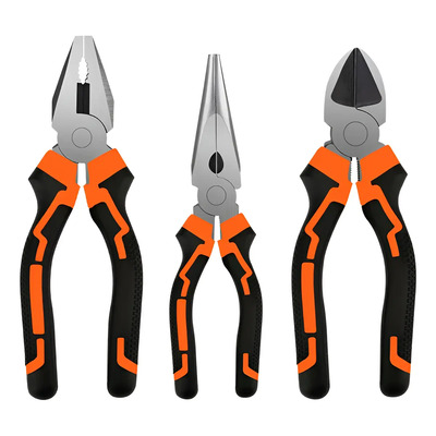 Combo Pinzas Con Forro 8 Electricista Chofer Y Punta Set 3 | MercadoLibre