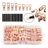 Kit De Terminales D Cobre Conector 140 Pzas Diferente Medida