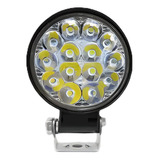 Farol De Milha Led Redondo 42w 12v/24v Pequeno Caminhão