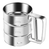 Tapioqueira Polvilhador Peneira Caneca Gatilho Manual Inox