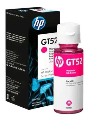 Tinta Para Hp Gt52 Magenta - Hp Deskjet Gt 5820