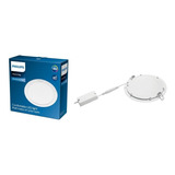 Foco Led Embutido 18w 3000k 8 1300lm Redondo Philips Dl252