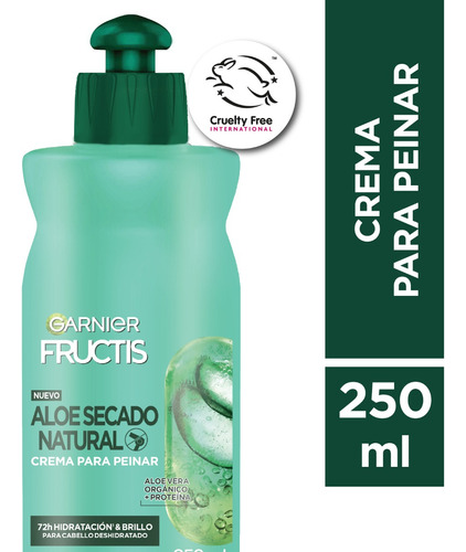 Garneir Fructis Crema Para Peinar Aloe Hidra Clean 250ml