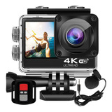 Câmera Sport 4k 20mp Wifi Estabilizador Imagem + Microfone