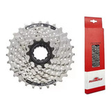 Cassete Shimano 7v 11-28d Hg41 K7 Altus+ Corrente Sunrace 7v