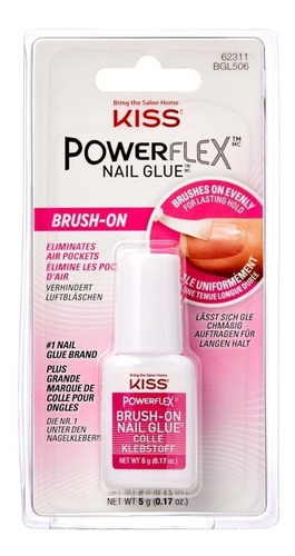 Kiss Powerflex - Pegamento Para Uñas Brush-on