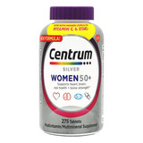 Centrum Women 50+ Silver 275 Comprimidos - Importado Usa