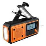 Radio De Emergencia, Solar, Manual, Alarma, Radio Con Manive