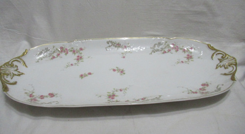Bandeja Ovalada 60cm Porcelana Limoges D&c France 1879-1900