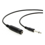 Cable De Extension Audio Mono 1/4 Macho/hembra | 3 M, Ne