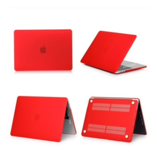 Carcasa Compatible Con Macbook Air 13 2018-2021 M1 Roja