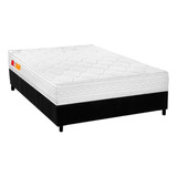 Cama Box Casal: Colchão Espuma Orthocrin D33 Royal Plus + B