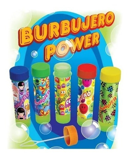 Burbujero Power Niños Souvenirs Diversion X100 Por Mayor Ap