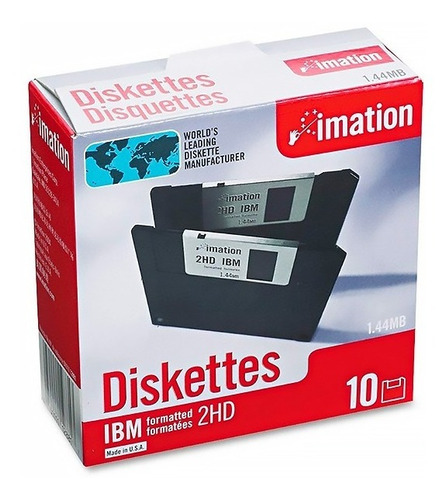 Combo Diskette 3.5 1,44 Mb Floppy Nuevos Pack X 10 