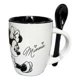 Taza De Café Expreso Con Cuchara De Disney Mickey Y Minnie M
