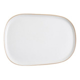 Zarzis Blanco C/borde Natural | Plato Playo  (cod 511355)