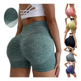 Shorts Modelador De Bumbum Fitness Academia Cinta Yoga Bike