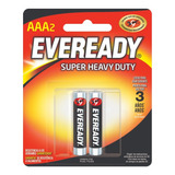 Blister 2 Pilas Zinc Carbon Eveready Aaa Super Heavy Duty - Importadora Fotografica - Distribuidor Oficial Eveready