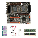 Placa Base De Doble Cpu X79+2 Cpu Xe5 2650+2 Ddr3 De 4 Gb A