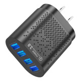 4 Multi-port Fast Quick Charge Qc3.0 Usb Hub Carregador De