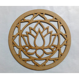 Mandala Flor De Loto 30cm + Mandala Buda X 30cm X 3mm