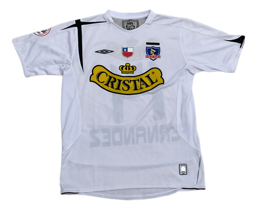 Camiseta Colo Colo, 2006, #14 Fernandez, Talla L, Umbro.