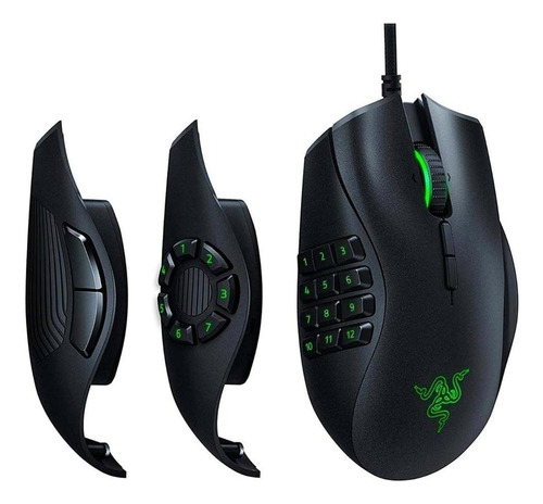 Razer Naga Trinity 3 Placas Intercambiables Óptico 16000 Dpi