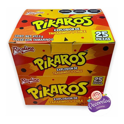 Ricolino Tamarindo con Chile 25 Piezas 412.5 g | MercadoLibre