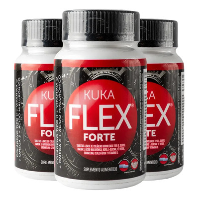 Kit 3 Frascos De Kukaflexforte 30 Tabletas | Meses sin interés
