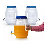 3 Dispensador Agua Vitrolero Antigoteo Barril Autoservicio