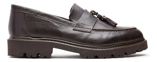 Fabián Arenas Mocasín Ligero De Piel Para Hombre 5430r Café