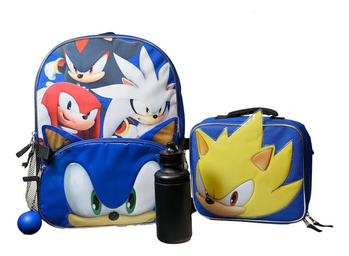 Conjunto De Mochilas Ai Accessory Innovations Sega Sonic The