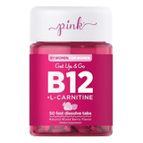 Vitamina B12, L Carnitina 400 Mcg Sublingual 50 Tab