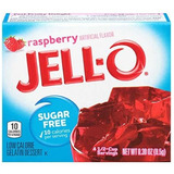 Gelatina - Jell-o Sin Azúcar Gelatina Mix, Frambuesa, 6 Cond