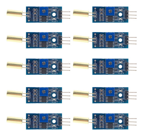 Kit 10 Modulos Tilt Sw520 Sensor De Inclinacion  Arduino Pic