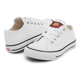 Bubble Gummers® Harry Blanco 12-21 Tenis Choclo Lona Agujeta