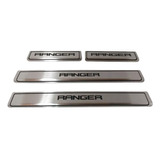 Juego Estriberas O Protector Zocalo Ford Ranger 12/22 Acero