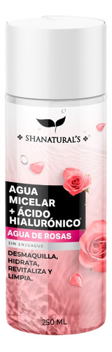 Limpiador Facial Ácido Hialurónico Con Agua De Rosas 250ml