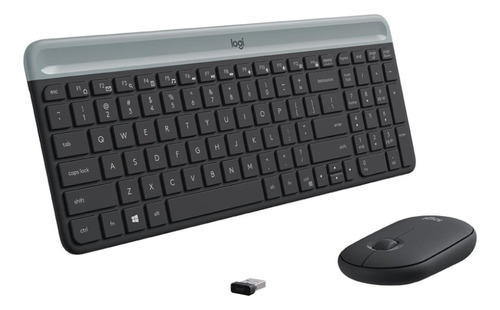 Teclado E Mouse - Sem Fio - Logitech Wireless Mk470 - Preto 