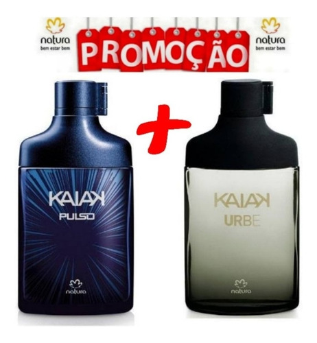 Natura Kaiak Pulso + Kaiak Urbe Perfumes Brinde Masculinos +