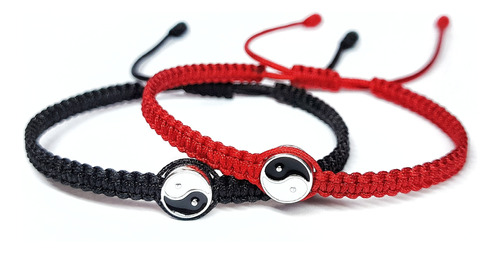 Pulseras Manillas Yin Yang Parejas Amistad (par)