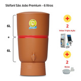 Filtro De Barro São João Premium 6l + Vela Tripla A + Boias