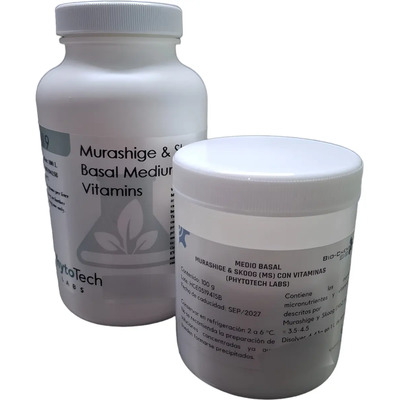 Murashige & Skoog Ms Medio Basal Con Vitaminas 22.6l (100g) | Meses sin interés