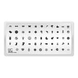 Uberchic Mini Plate-little Bitty Icons Placa Para Uñas