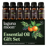 Aceites Esenciales Lagunamoon Set 6 Aromaterapia Kit